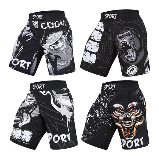 Fighting Training Competition Shorts Fighting Pants Sports Gym Jiu-Jitsu Sanda Men&#039;s Shorts