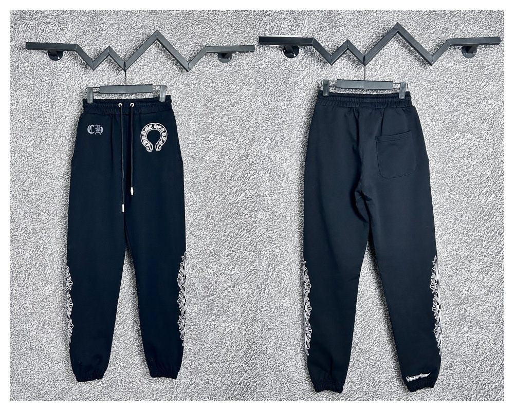 Letter Printed Loose Sweat Pants