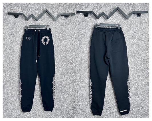 Letter Printed Loose Sweat Pants